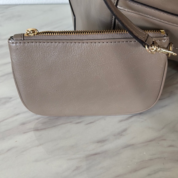 Rebecca Minkoff Taupe Structured Tote - Picture 8 of 13